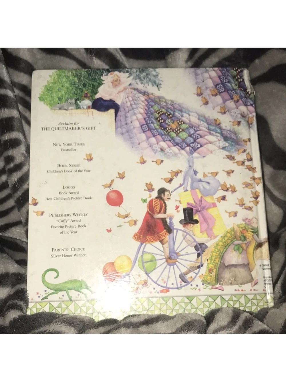 The Quilt Maker's Gift Illustrated Children's Book -hardCover 2000